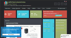 Desktop Screenshot of knihovna.ceska-trebova.cz