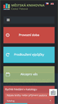Mobile Screenshot of knihovna.ceska-trebova.cz