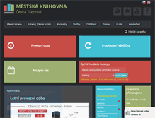 Tablet Screenshot of knihovna.ceska-trebova.cz